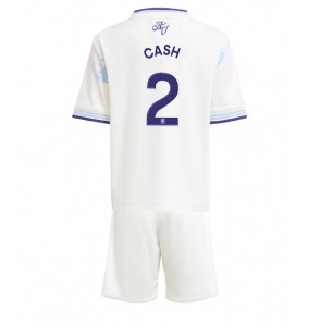 Aston Villa Matty Cash #2 Tredjetrøje Børn 2025-26 Kortærmet (+ Korte bukser)